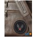 Сумка-планшет мужская плоская кожаная Mustang brown L, Airborne Apparel™